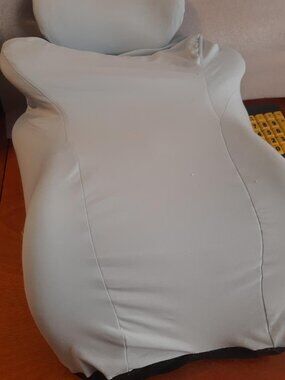 NEW ! Mesage Pillow Blue/Black